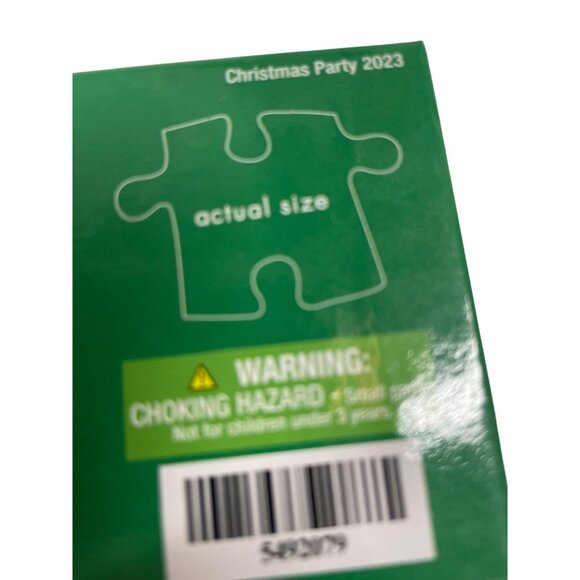 Christmas Party Oversized 1000-Piece Puzzle Santa & Reindeer Scene - Picture 3 of 3